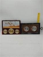 Vintage 3-in-1 Weather Station with Flying Geese