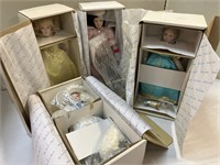 4 Danbury Mint - The Storybook Porcelain Dolls