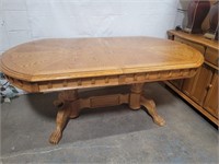 Solid &  Sturdy Wood Table 70 x 30" h