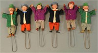 SIX FIGURAL PARTY CLACKERS