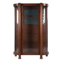 Classical style mahogany china cabinet