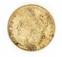 Coin 1893-P Morgan Silver Dollar-XF w Scratch
