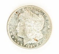 Coin 1897-S Morgan Silver Dollar-BU DMPL