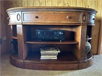 Curved Half Oval Couch or Side Cabinet w/Drawers
