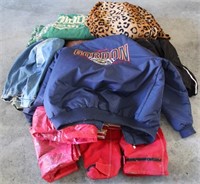 Lot of Assorted Jackets, Table Covers & More