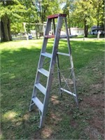 Sears 6 ft aluminum step ladder