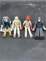 Lot of 4 Vintage 1980s Star Wars Action Figures