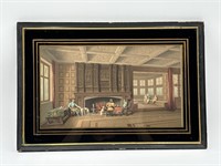 Antique/Vintage Picture of English Fireplace Room