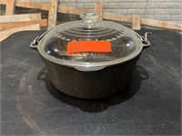 Cast Iron Pot With Glass Lid
