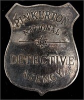 Pinkerton National Detective Agency Badge Tiffany