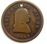 1866 Token Centennial Medal