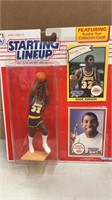 Starting line up Magic Johnson Figure and 2 cards