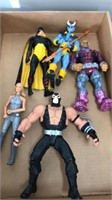 Lot of 5 DC Action Figures Bane, White Canary Etc