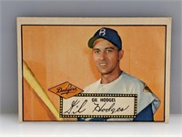 1952 Topps #36 Gil Hodges HOF Dodgers Red Back