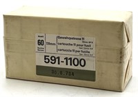 60 Rds Of 7.5x55 Swiss,Schmidt-Rubin, Ammunition