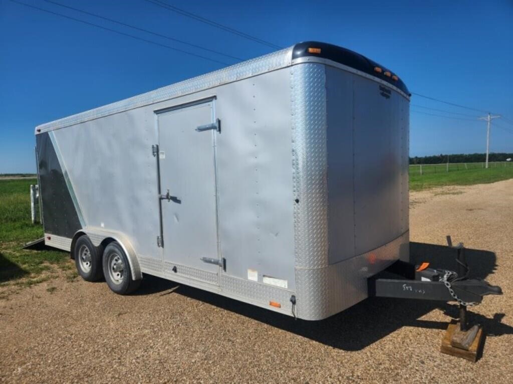 2014 8'x18' Continental Cargo Enclosed Trailer