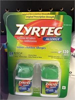 Zyrtec allergy 120 tablets