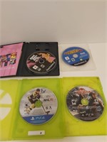 4 jeux play station dont  grand theft auto vice