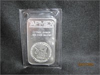 999 Silver 1 Troy Oz. Bar Apmex