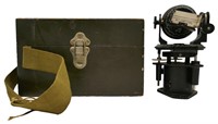 WWII AAF Astro Compass MKII & Carry Box