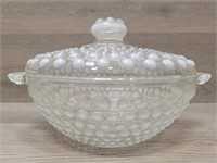 Fenton Moonstone Candy Dish w/ Lid