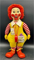 VTG 20" RONALD McDONALD DOLL w/ WHISTLE