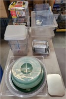 Assorted Space Saving Containers & More