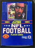 1991 Score NFL Football Card Box