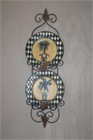 Wrought Iron Double Plate Hanger