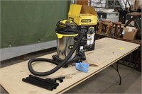 Stanley Stainless Steel Wet/Dry Vac, Works Per