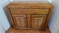 Solid Wood Bar Cabinet-1 Drawer 38x17x32