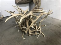 Round Antler Table w/Elk Horn Axis Horn Stag Horn