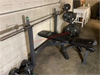 Impex Competitor Bench Press W/ Bar & Weights