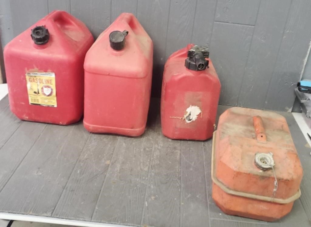 (4) Gas Cans