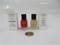 2 vernis à ongle neufs CHANEL