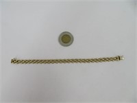 Bracelet en or 14k de 7.5po et 11.1g