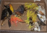 Lot Of Different Fishing Lures & Hooks