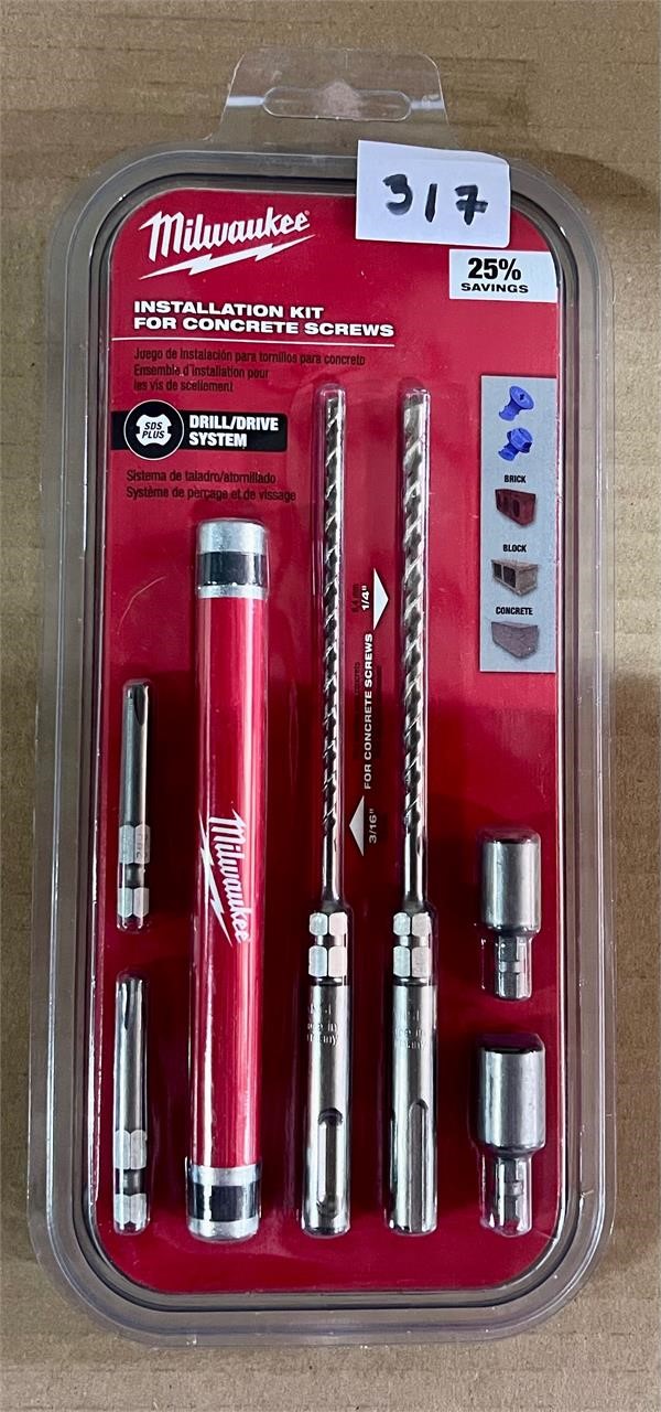 Milwaukee Installation Kit for Concrete Screws