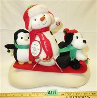 Sleigh Ride Hallmark Collectable Snowman