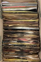 Box of various 45 Records