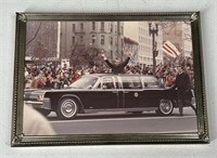 Original Framed Photograph of Nixon In Washington