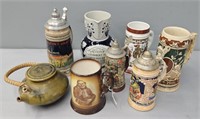 Beer Steins & Stoneware Lot Collection
