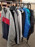 Lot of Sweaters, Athletic Pants & Puffer