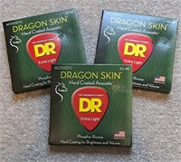 DR Acoustic Dragon Skin – Extra light 3 sets