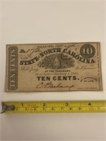 North Carolina Ten cent note