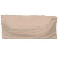 Elemental Taupe Tan Polyester Loveseat Cover 74018