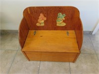 Wooden Toy Box 28"x14"x24"