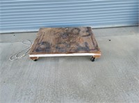 Shop Made Wood Cart With Casters