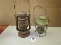 NKP RR LANTERN , BARN LANTERN