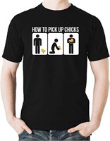 NEW! Witty Fashions How to Pick Up Chicks - Funny